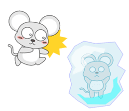 Brother of always cheerful mouse sticker #5503941