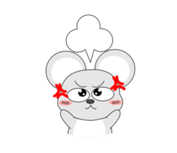 Brother of always cheerful mouse sticker #5503943