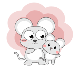 Brother of always cheerful mouse sticker #5503945