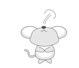 Brother of always cheerful mouse sticker #5503946