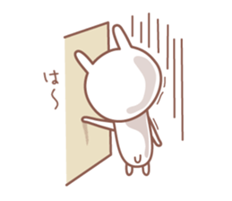 It is a cheerful rabbit sticker #5504130