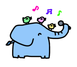 Elephant's Life sticker #5504710