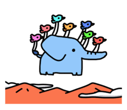 Elephant's Life sticker #5504741
