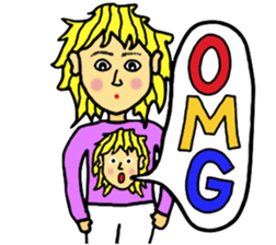 Funky Girl sticker #5504868