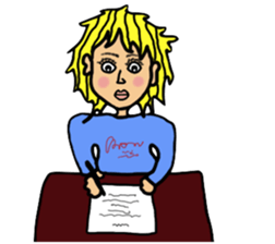 Funky Girl sticker #5504883