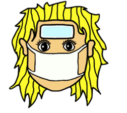 Funky Girl sticker #5504890