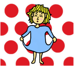 Funky Girl sticker #5504891