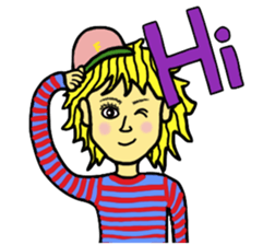 Funky Girl sticker #5504894