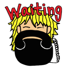 Funky Girl sticker #5504895