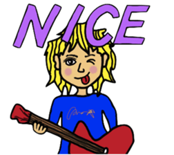 Funky Girl sticker #5504897