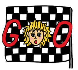 Funky Girl sticker #5504898