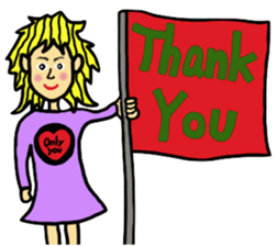 Funky Girl sticker #5504900