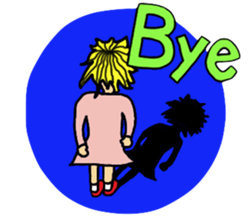 Funky Girl sticker #5504901