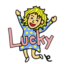 Funky Girl sticker #5504905