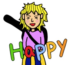 Funky Girl sticker #5504907