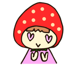 Strawberry boy & girl, Berry & Straw sticker #5505235