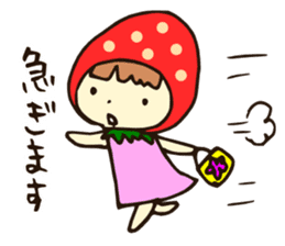 Strawberry boy & girl, Berry & Straw sticker #5505241