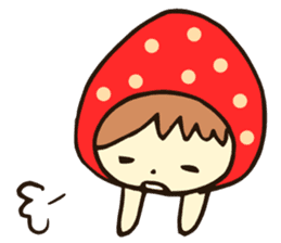 Strawberry boy & girl, Berry & Straw sticker #5505254