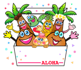 ALOHA's vol.2 Hawaiian happy life sticker #5505423