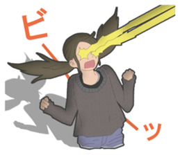 Leave blindfold her. sticker #5505812