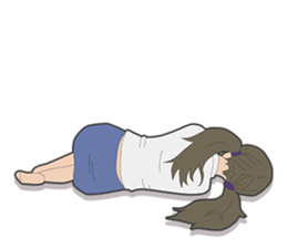 Leave blindfold her. sticker #5505824