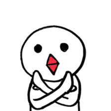 bird-man sticker #5505943