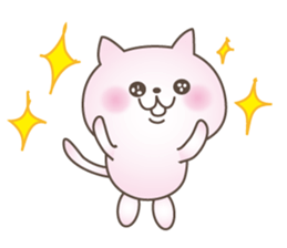 Pink Little Rabbit Yurukoro sticker #5506204