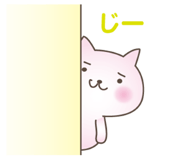 Pink Little Rabbit Yurukoro sticker #5506212