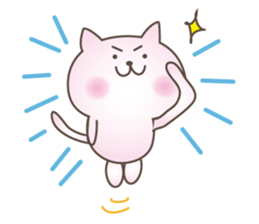 Pink Little Rabbit Yurukoro sticker #5506216