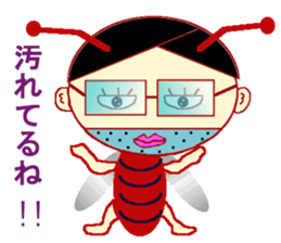 Imitation Hair Cockroach sticker #5506428