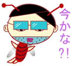 Imitation Hair Cockroach sticker #5506431