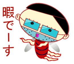 Imitation Hair Cockroach sticker #5506437