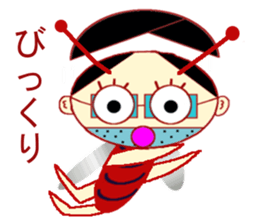 Imitation Hair Cockroach sticker #5506439