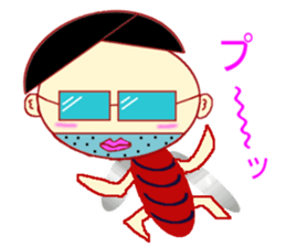 Imitation Hair Cockroach sticker #5506441