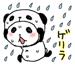 Panda in panda (summer version) sticker #5506990