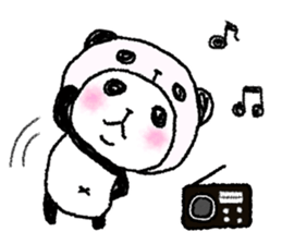 Panda in panda (summer version) sticker #5506992