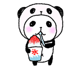 Panda in panda (summer version) sticker #5507000