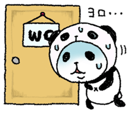 Panda in panda (summer version) sticker #5507003