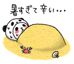 Panda in panda (summer version) sticker #5507008