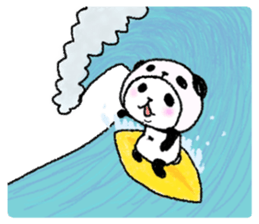 Panda in panda (summer version) sticker #5507010