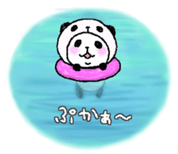 Panda in panda (summer version) sticker #5507013