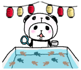 Panda in panda (summer version) sticker #5507016