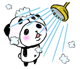 Panda in panda (summer version) sticker #5507021