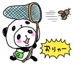 Panda in panda (summer version) sticker #5507022