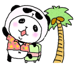 Panda in panda (summer version) sticker #5507026