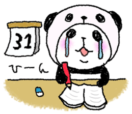 Panda in panda (summer version) sticker #5507027