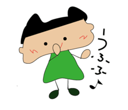 Wooden fairies sticker #5507589