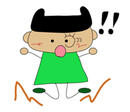 Wooden fairies sticker #5507614