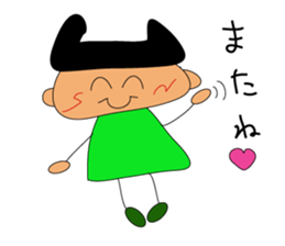 Wooden fairies sticker #5507620