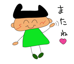 Wooden fairies sticker #5507620